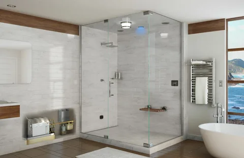 steam shower plumbing in California