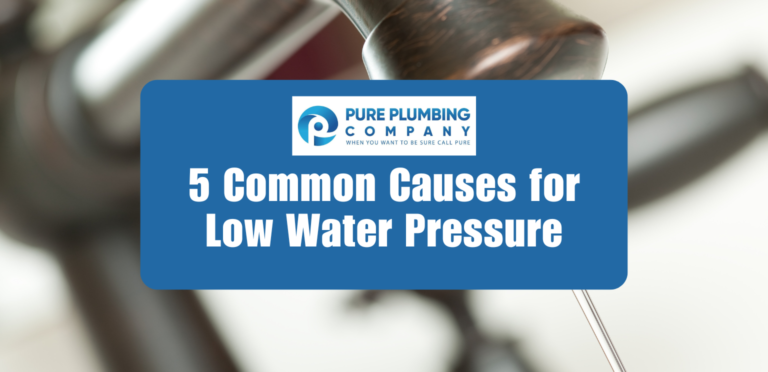 5 Common Causes for Low Water Pressure